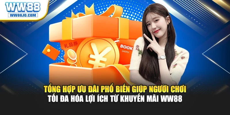 Tổng hợp ưu đãi phổ biến giúp người chơi tối đa hóa lợi ích từ khuyến mãi WW88
